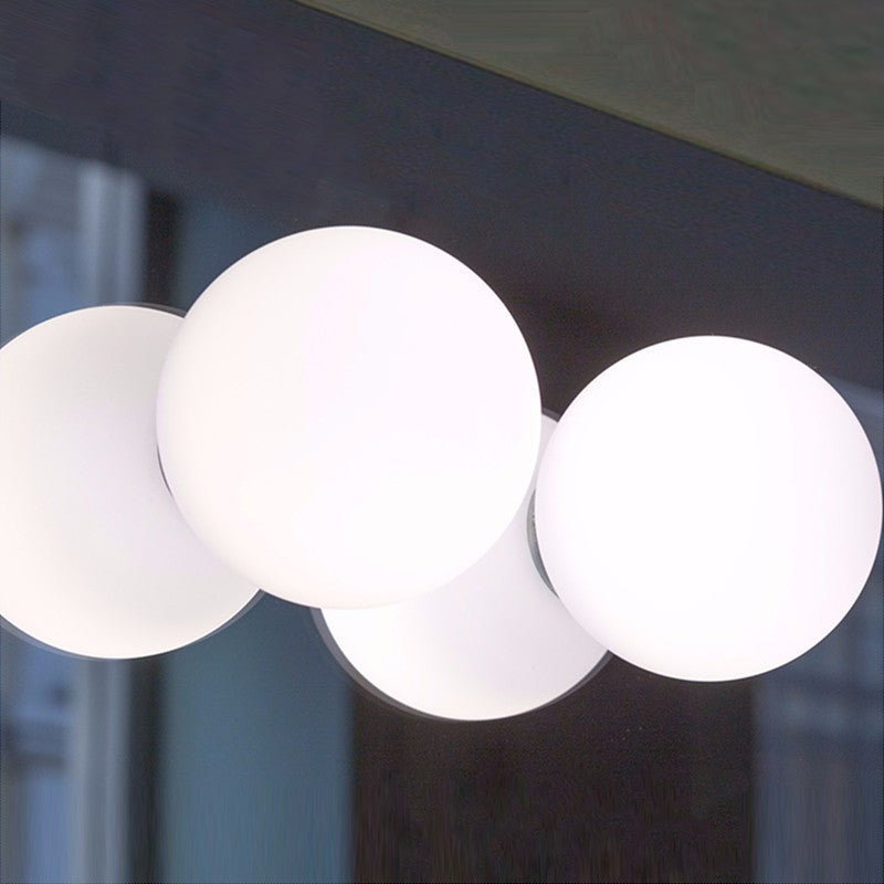 Contemporary Bubble Ceiling Light Round Flush Mount Design