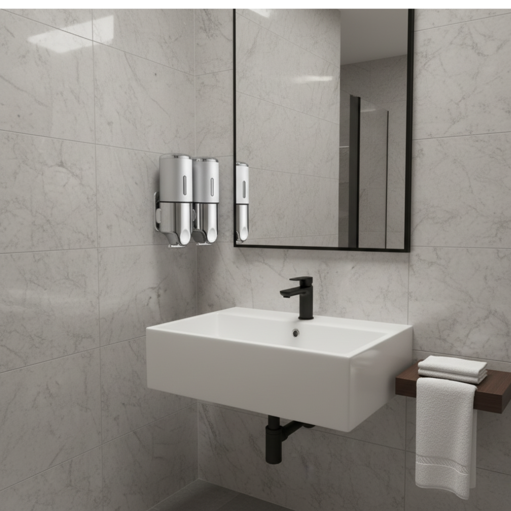 Wall-Mounted Brass Soap Dispenser | A Stylish Addition for Bathroom and Kitchen