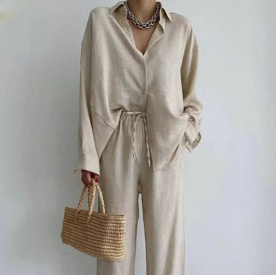 comfortable Chic Two-Piece Set for Women