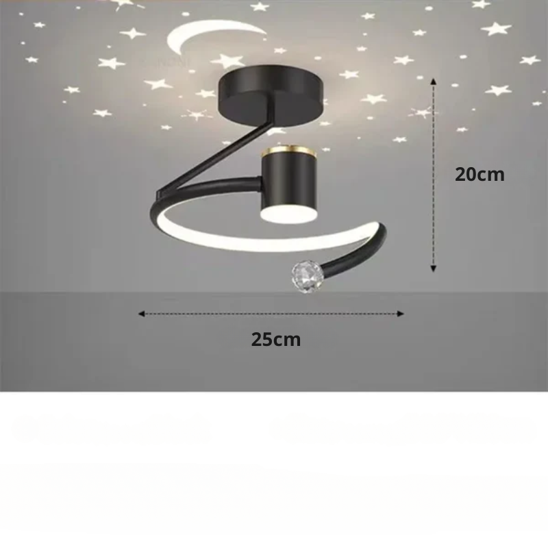 Starry Effect LED Ceiling Light Dimmable Room Lighting