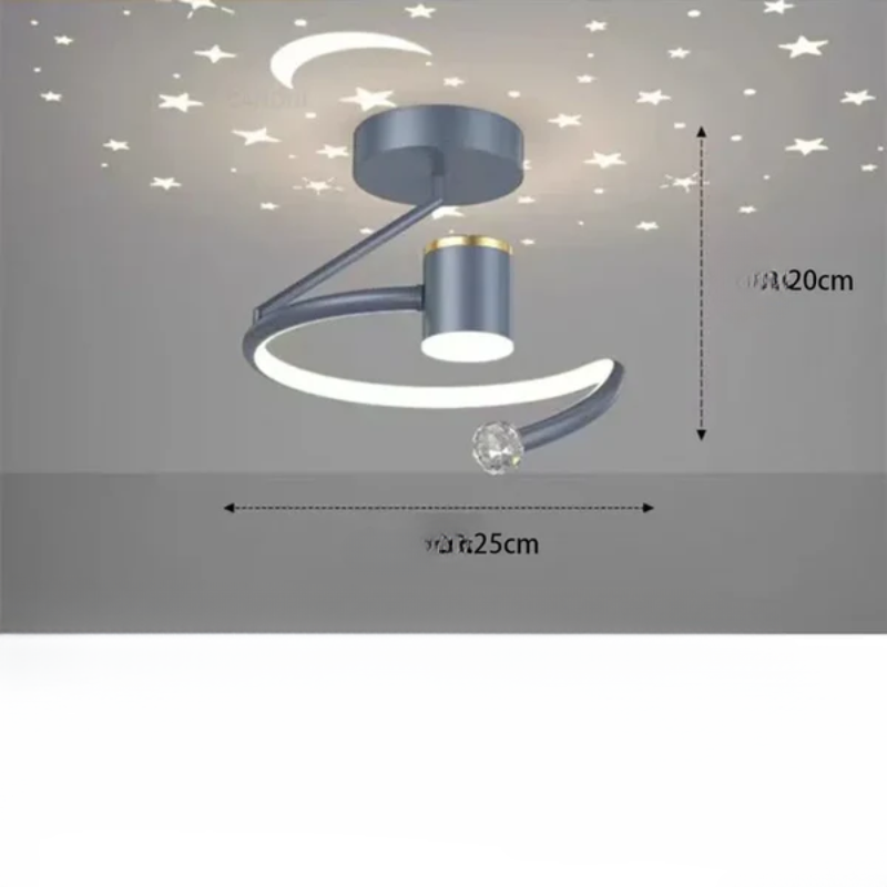 Starry Effect LED Ceiling Light Dimmable Room Lighting