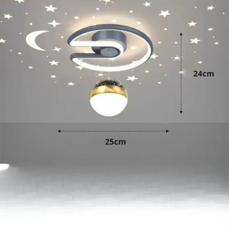 Starry Effect LED Ceiling Light Dimmable Room Lighting