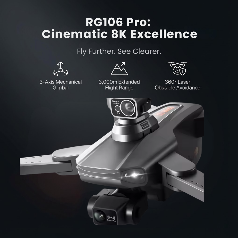 Advanced RG106 Pro Drone with GPS & 8K Video