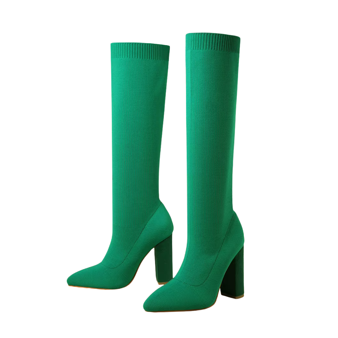 Women's Knee-High Stretch Boots