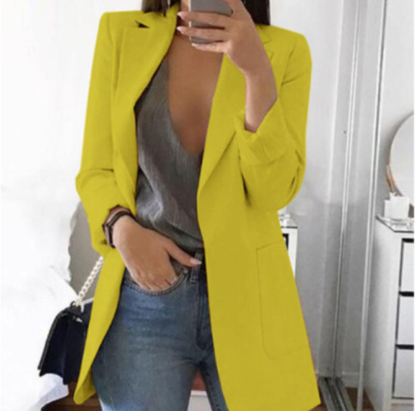 Trendy Women's Blazer Coat - Elise