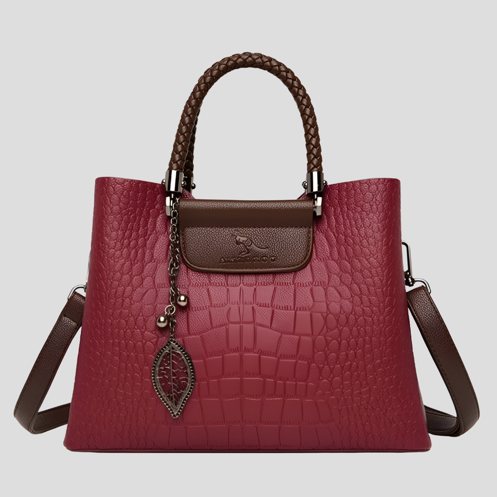 Lyudmila - Luxe Teak Handbag for women