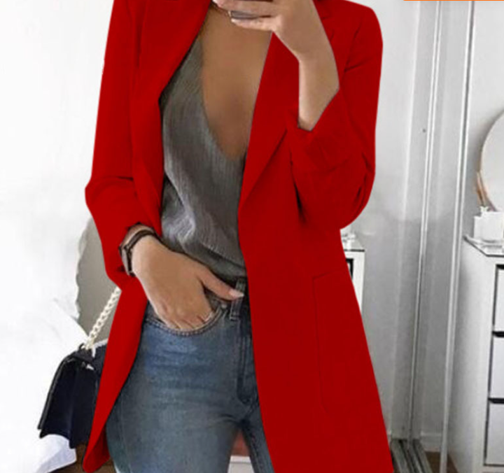 Trendy Women's Blazer Coat - Elise