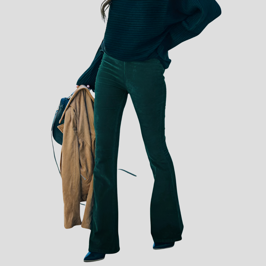 Women’s High Waist Vintage Corduroy Pants