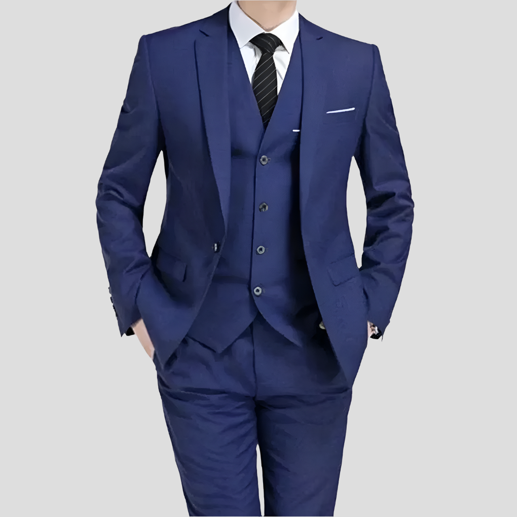 Men’s Black Three Piece Suit