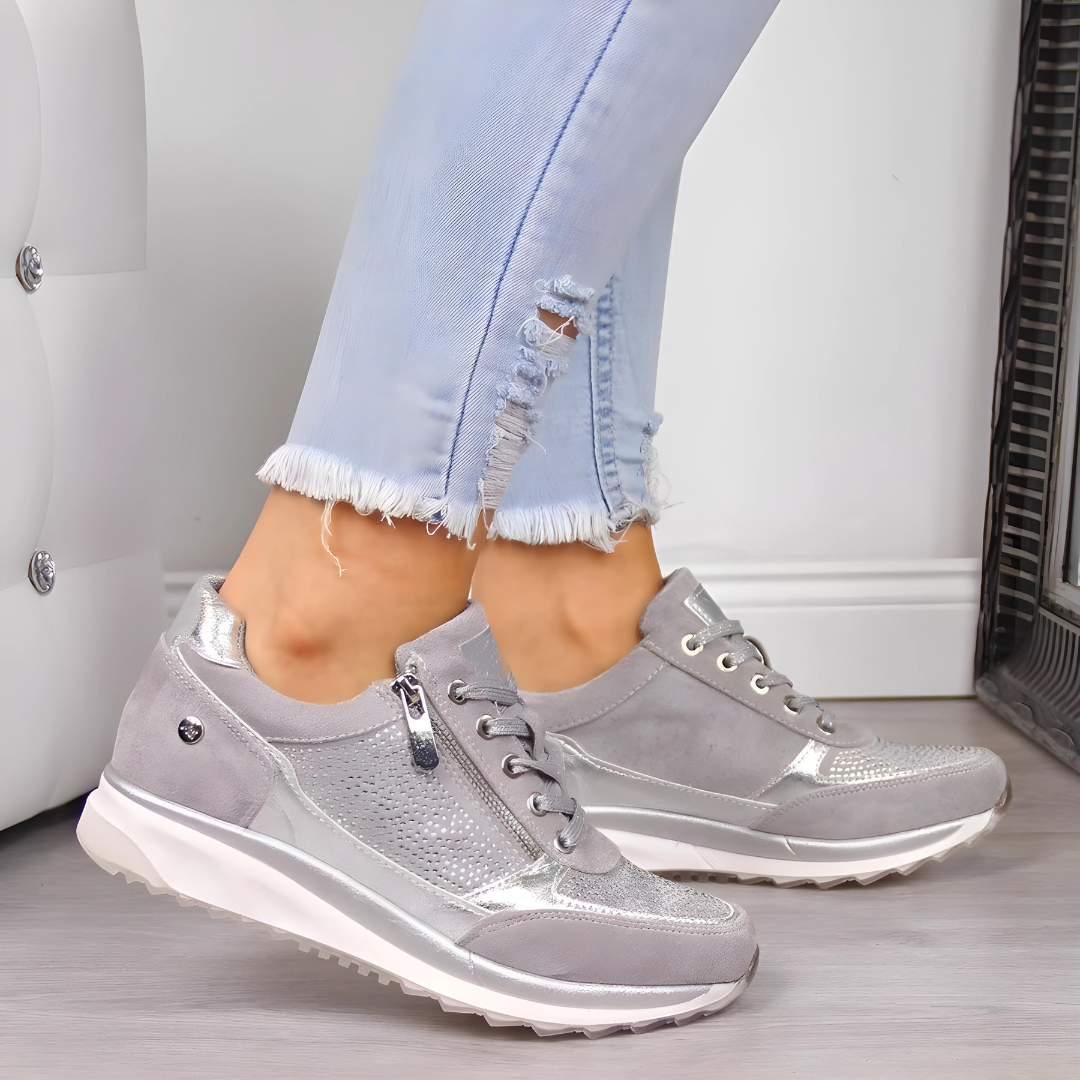 Cushioned Arch-Support Sneakers for Women