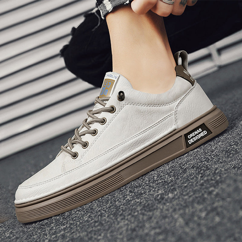 Men's Low-Top Slip-On Sneakers with Injection-Moulded Sole
