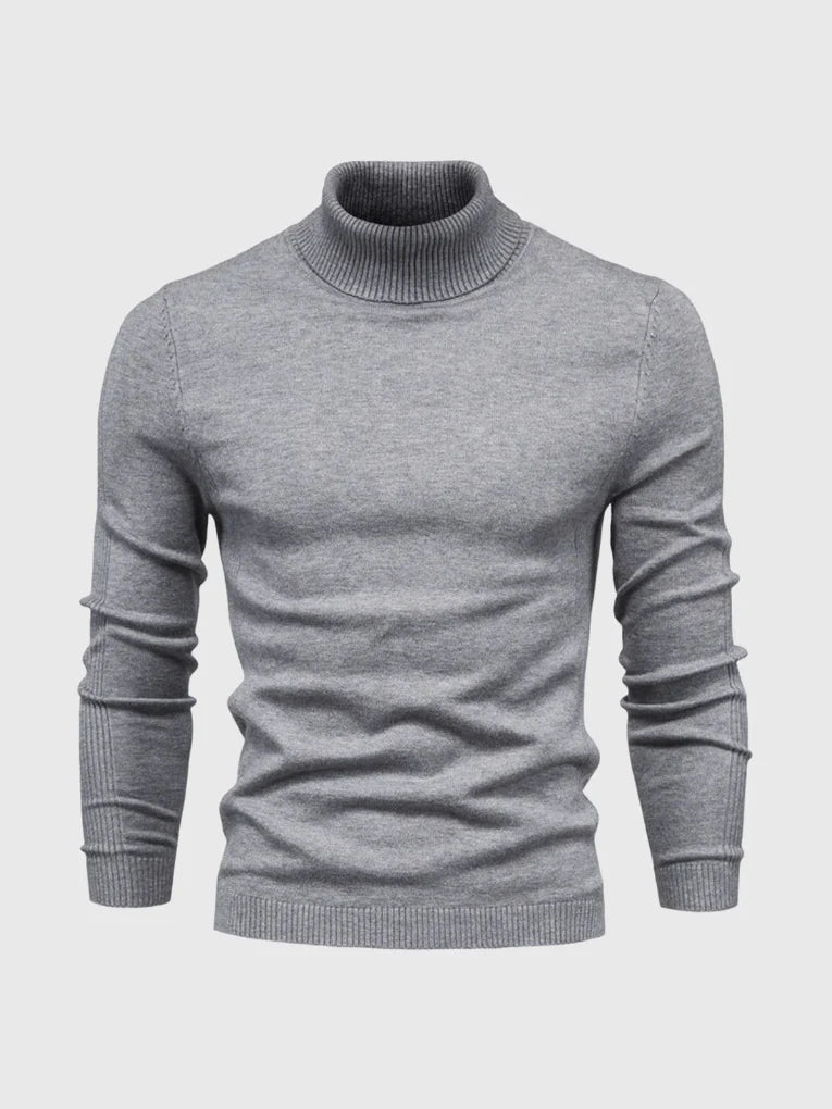 Men's Turtleneck Sweater – Washable and Versatile