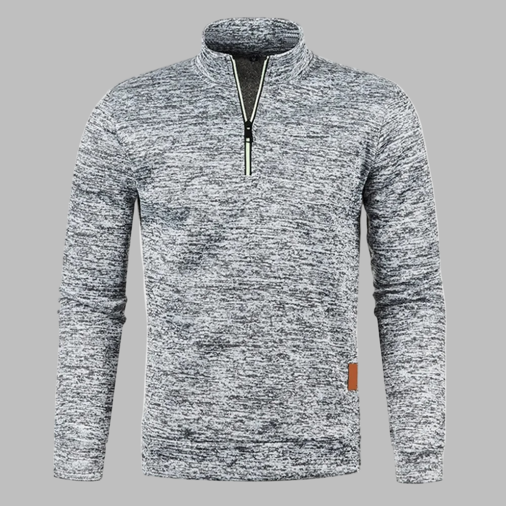 Men's Summer Sweater with Zipper