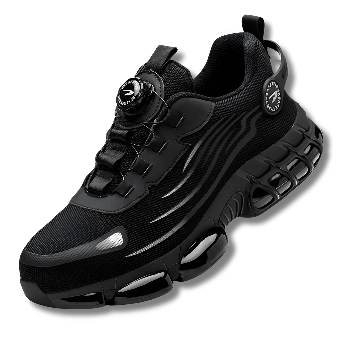 Men's Cushioned Lace-Up Work Shoes