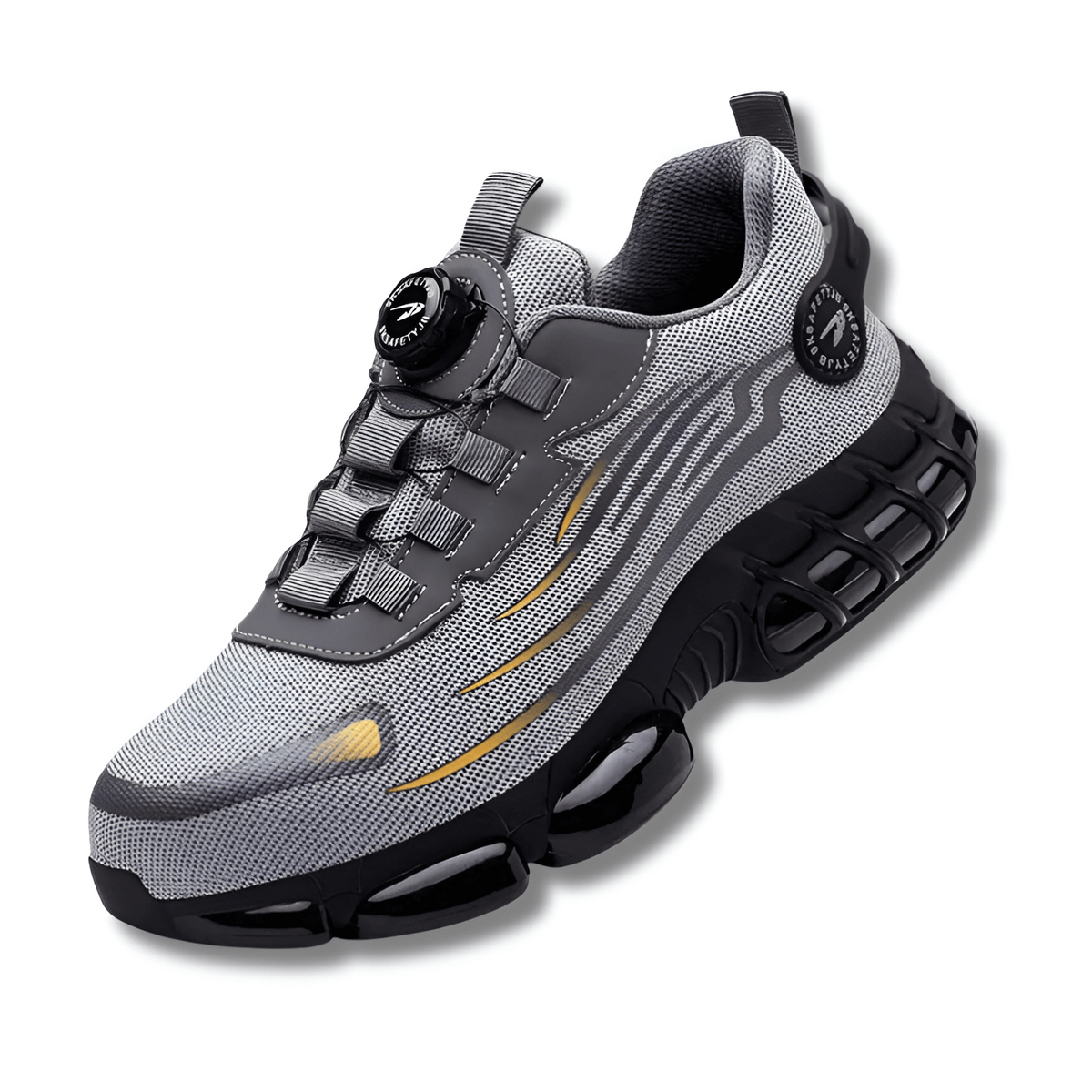 Men's Cushioned Lace-Up Work Shoes