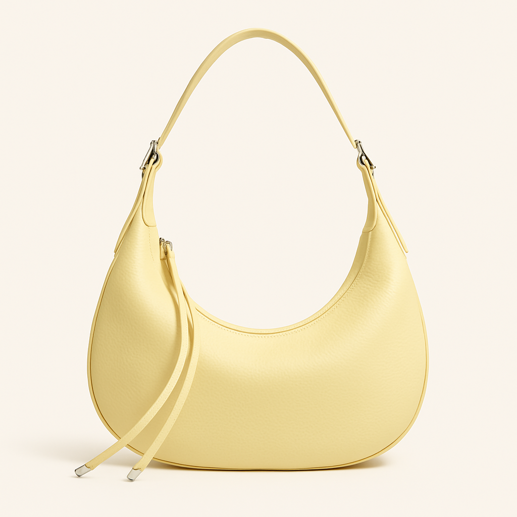 Elegant Half-Moon Hobo Bag for Women – Adjustable Handle
