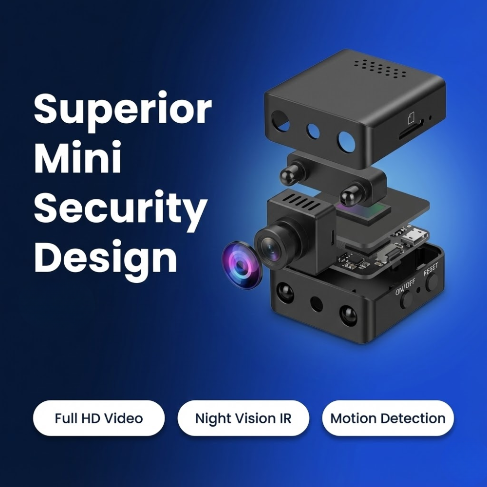 Mini HD Security Camera with Wi‑Fi