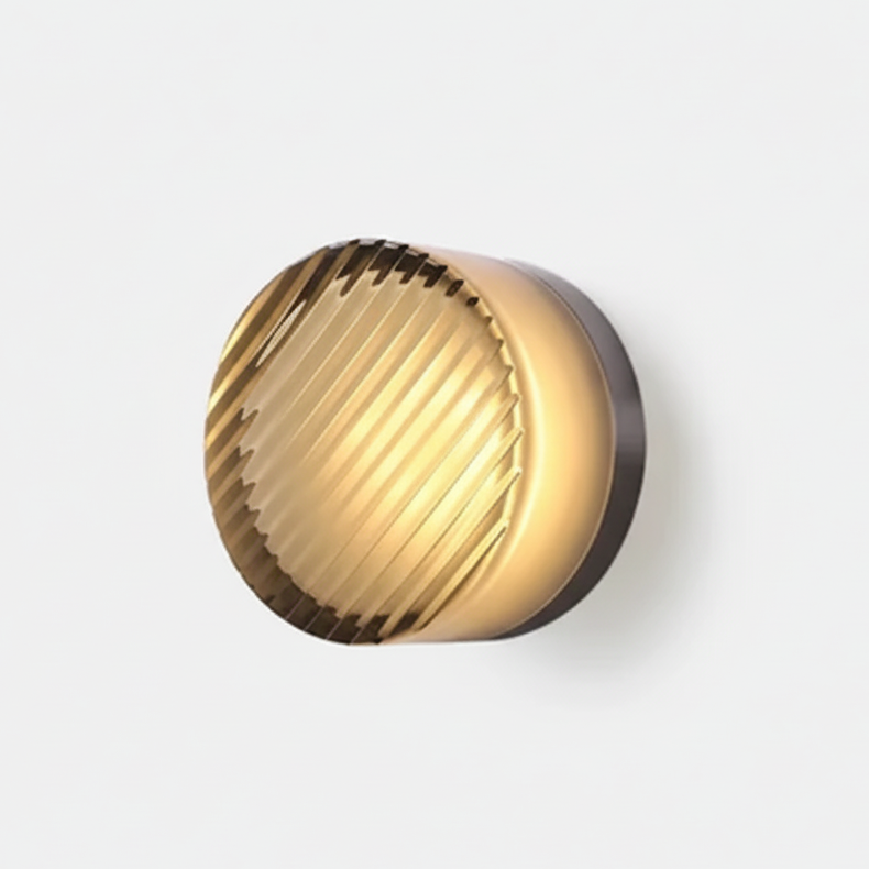 Nordic Round Wall Light – Modern LED Wall Lamp for Bedroom and Hallway