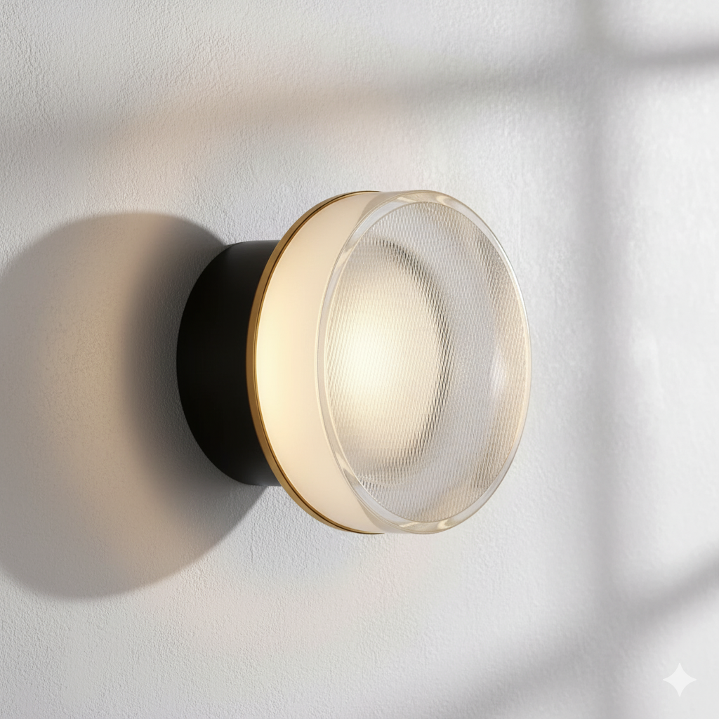 Nordic Round Wall Light – Modern LED Wall Lamp for Bedroom and Hallway