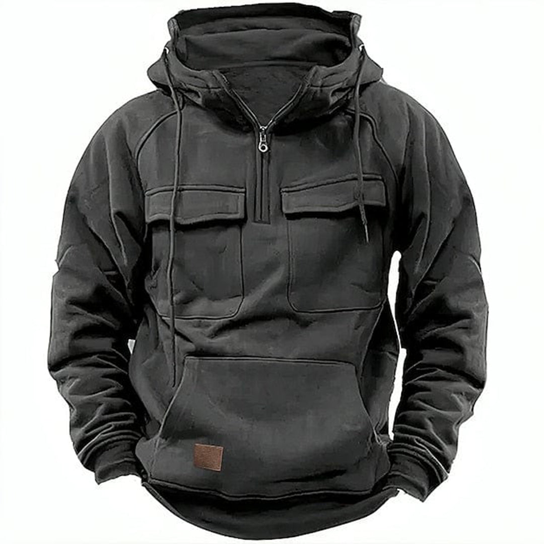 Retro Motorcycle Hoodie for Men Rugged Style Meets Everyday Comfort
