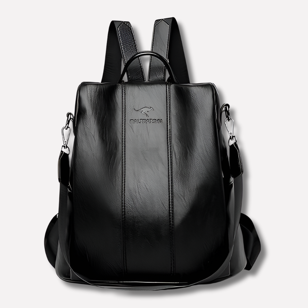 Chic Anti-Theft Backpack for Women – Stylish Leather Design with Concealed Storage