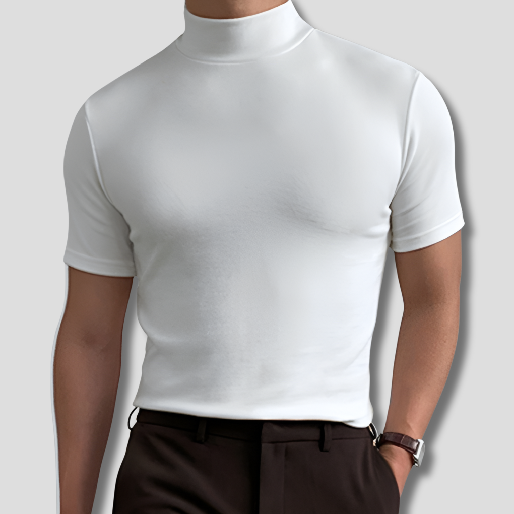 Breathable Men’s Turtleneck Shirt
