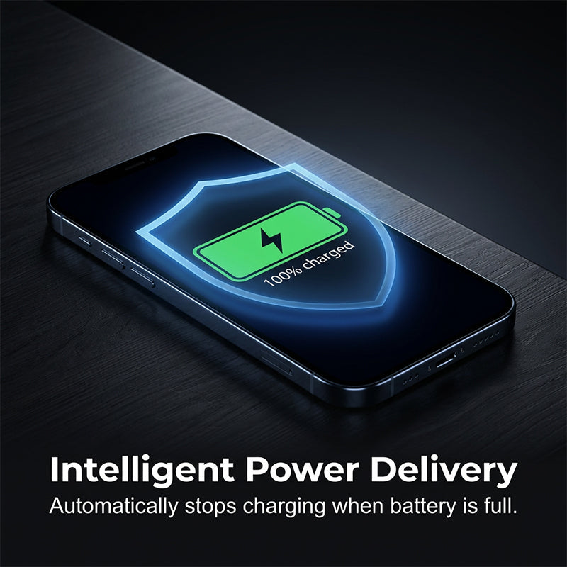 Wireless under-desk charger | Hidden mounting | Charges through wood & stone