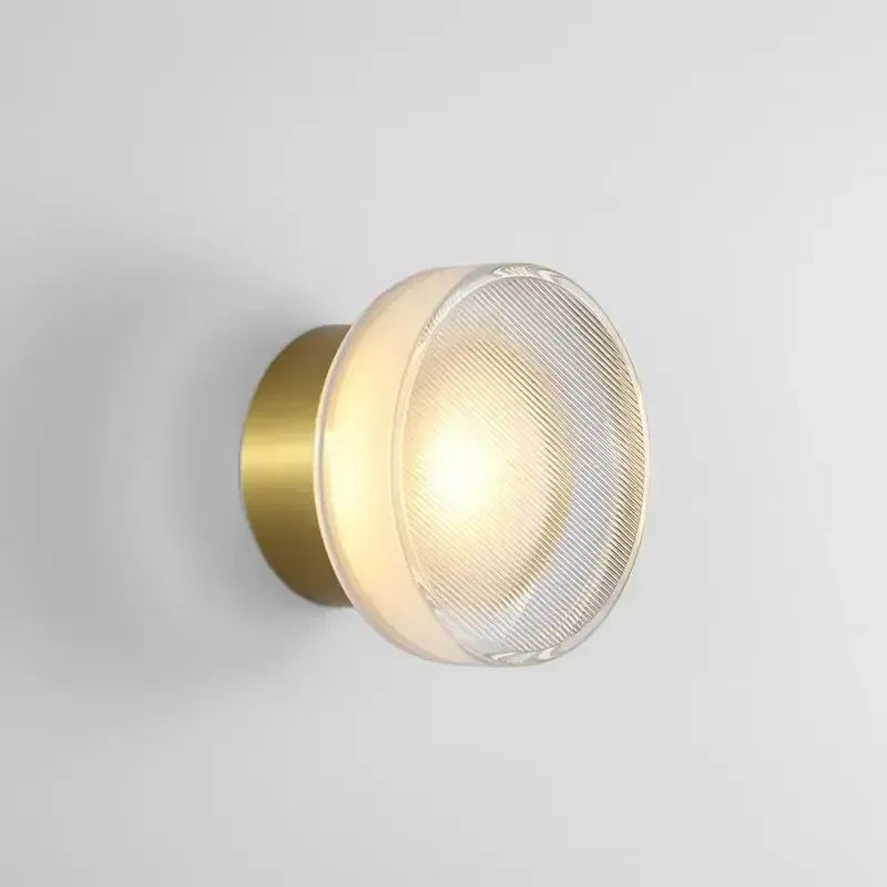 Nordic Round Wall Light – Modern LED Wall Lamp for Bedroom and Hallway