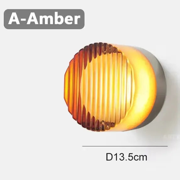 Nordic Round Wall Light – Modern LED Wall Lamp for Bedroom and Hallway