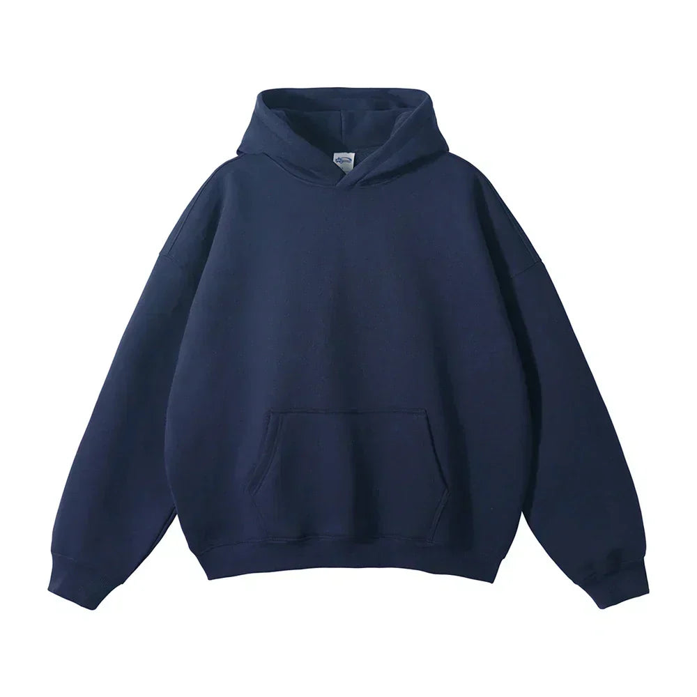 Men's Relaxed Hoodie with Kangaroo Pocket