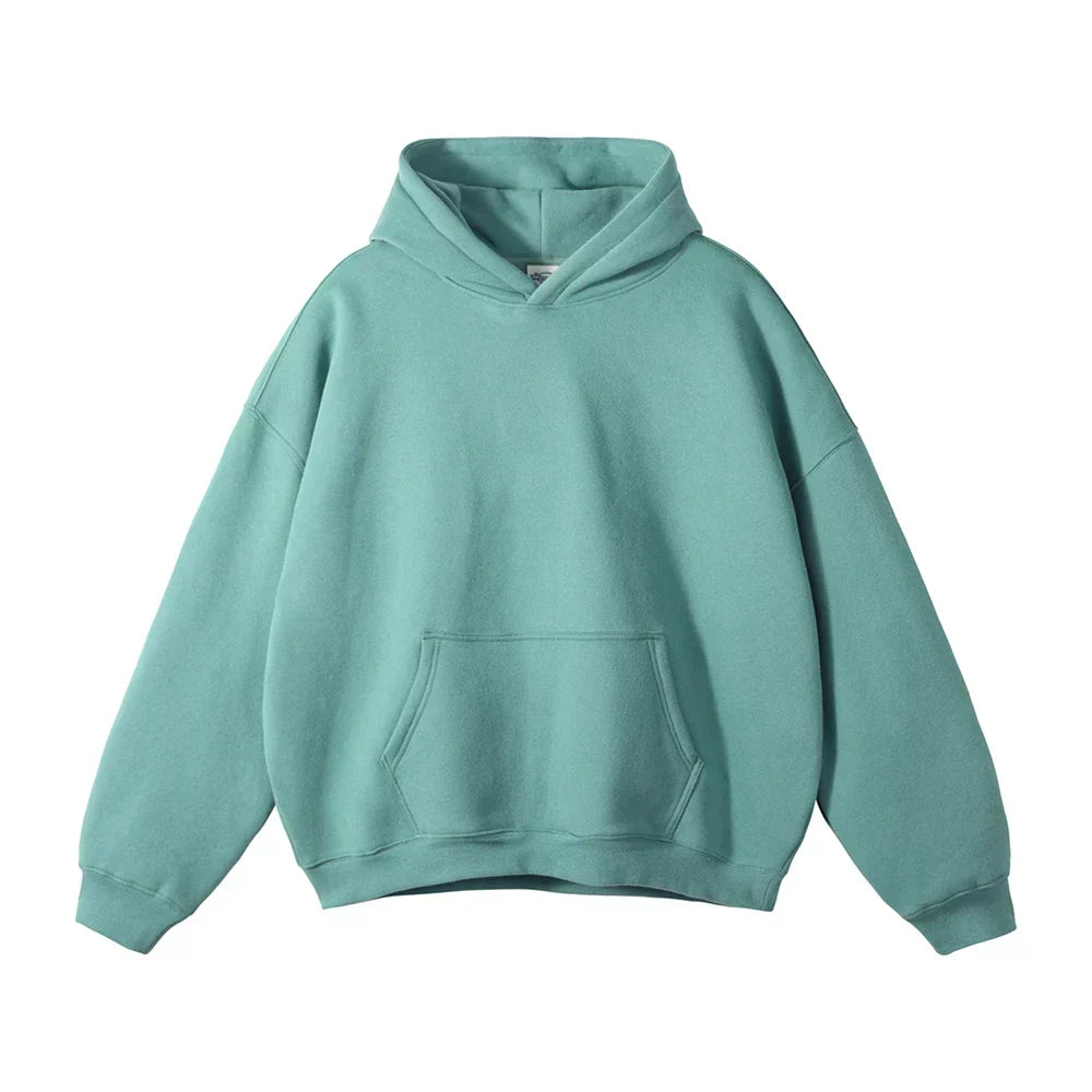 Men's Relaxed Hoodie with Kangaroo Pocket