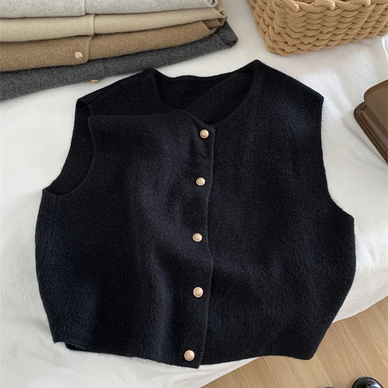 Merino Wool Women's Waistcoat – Solveig