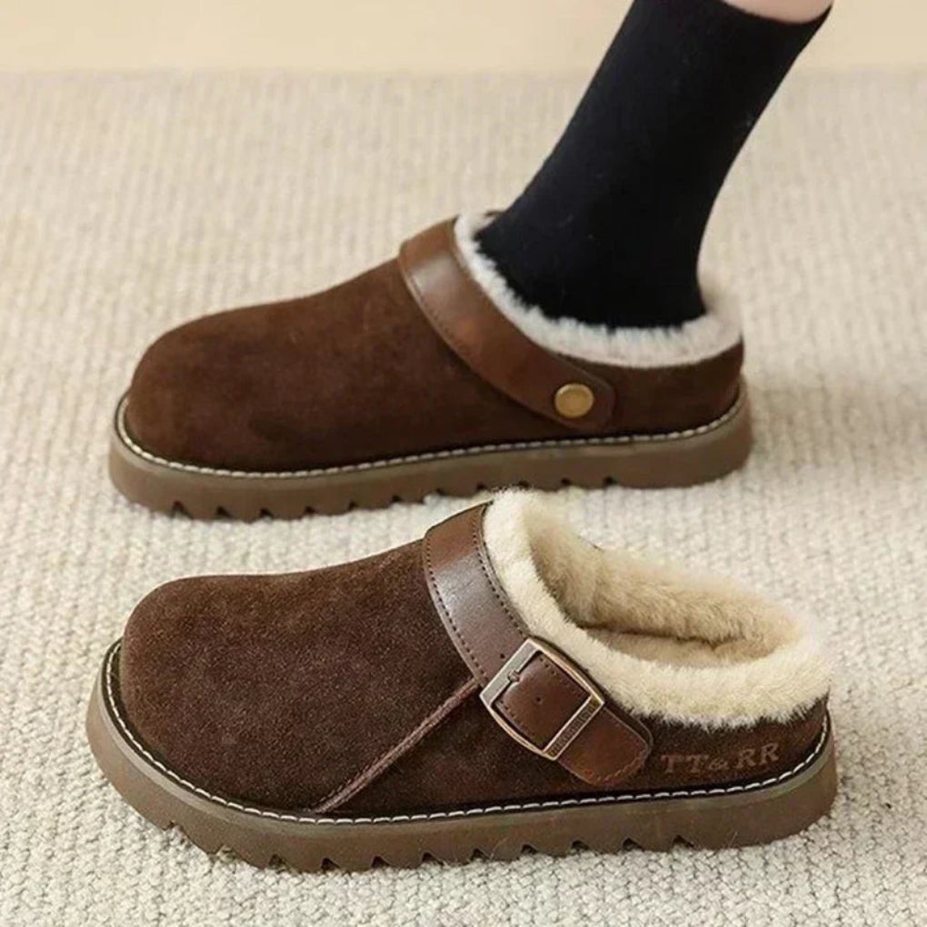 Casual Women’s Winter Clogs – Warm, Lightweight, and Plush-Lined
