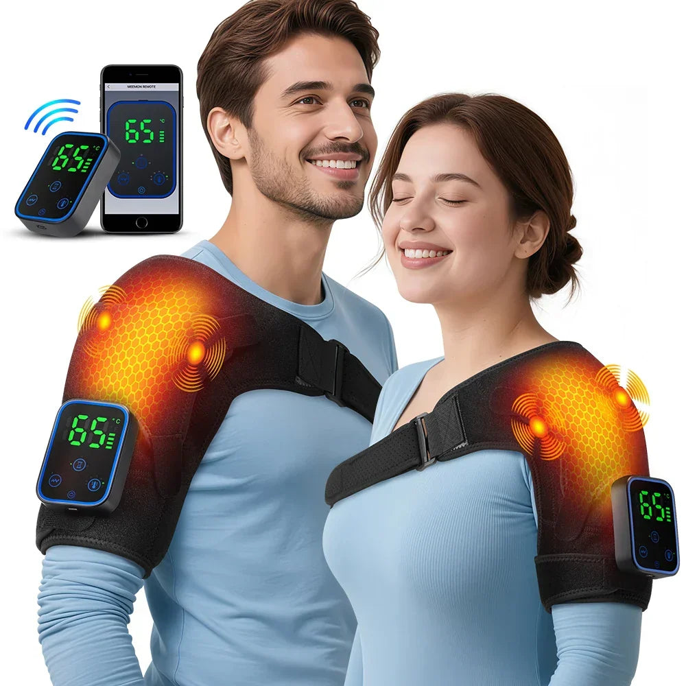 3-in-1 Electric Shoulder, Elbow and Knee Massager with Heat and App Control – ReliefPro