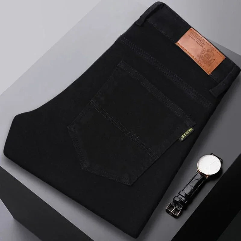 Men's Coloured Cotton Jeans with Straight Leg