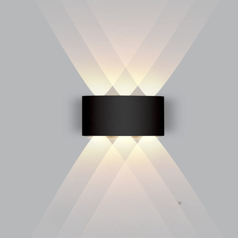 Waterproof LED Outdoor Wall Light – Slim Aluminium, Energy-Saving