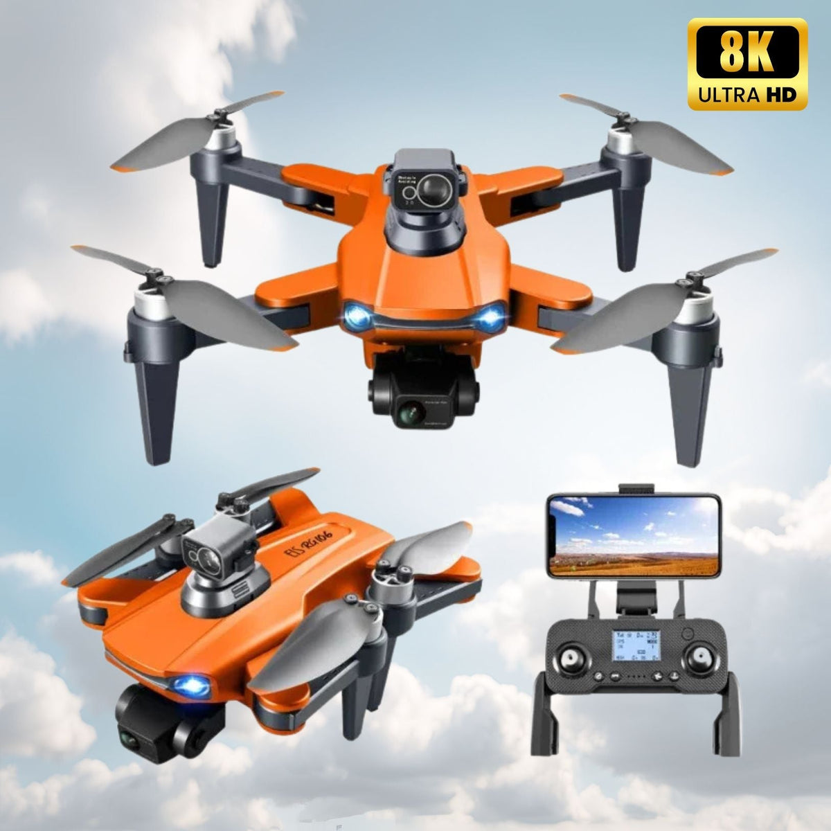 Advanced RG106 Pro Drone with GPS & 8K Video