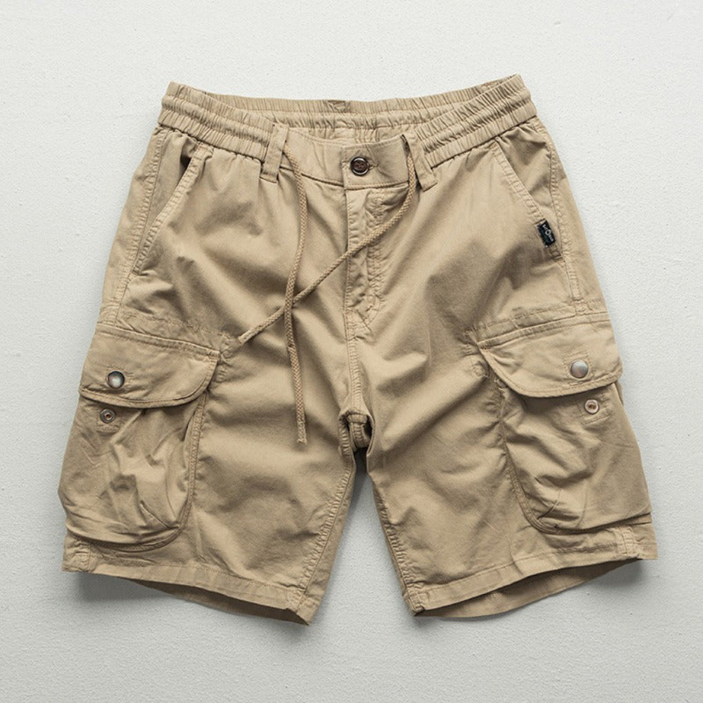 Trendy Drawstring Waist Cargo Shorts