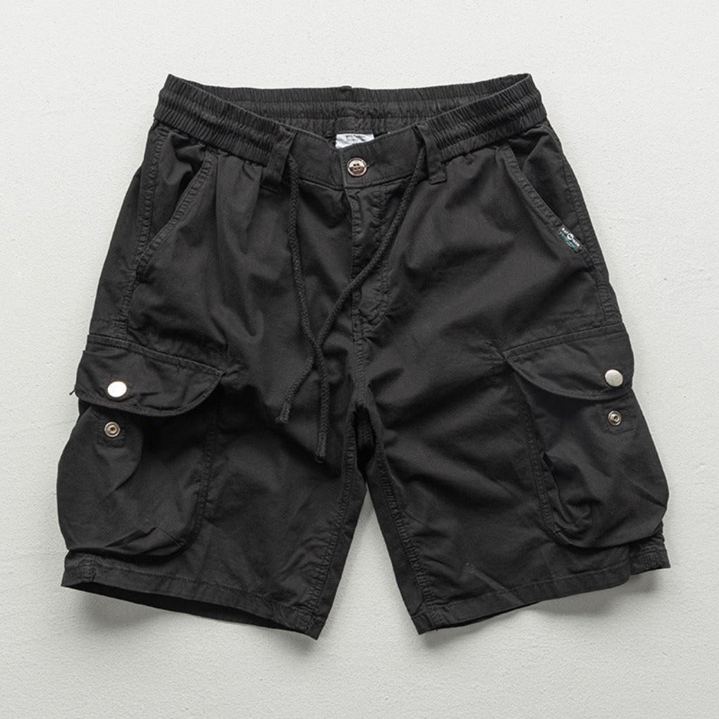 Trendy Drawstring Waist Cargo Shorts