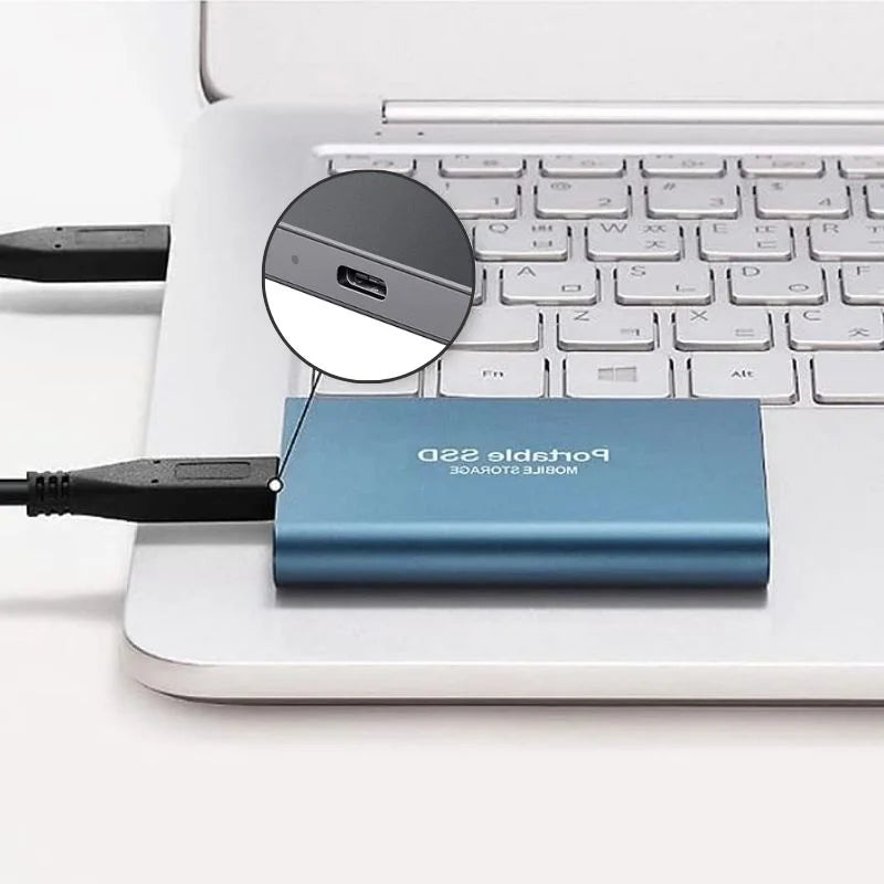 External SSD Fast Portable Storage with Large Capacity Options