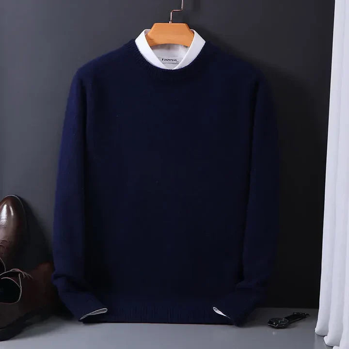 Caspian – Classic fine Wool-like Sweater for Men