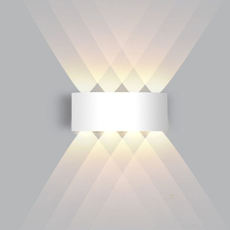 Waterproof LED Outdoor Wall Light – Slim Aluminium, Energy-Saving
