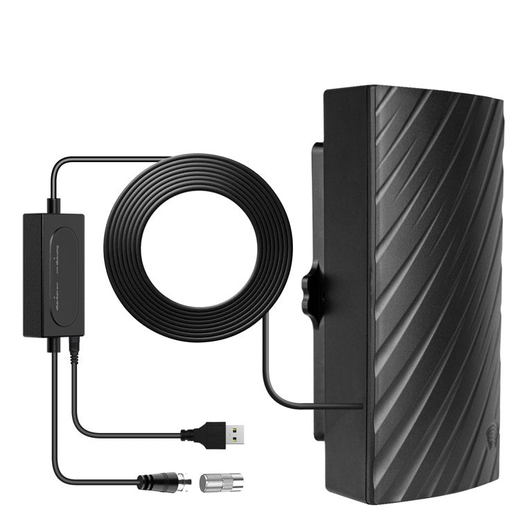 Amplified Indoor TV Antenna with Wide Signal Coverage