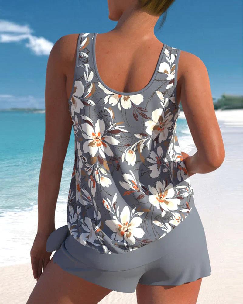 Women’s Tankini Swimsuit Two Piece Set