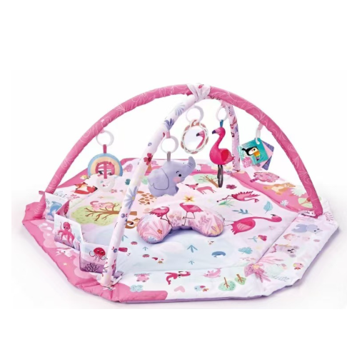 Baby Play Mat and Gym with Overhead Arches Hanging Toys and Activity Centre