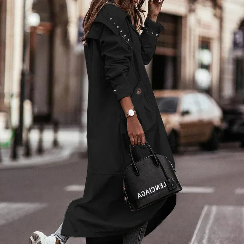Women’s Trench Coat with Hood