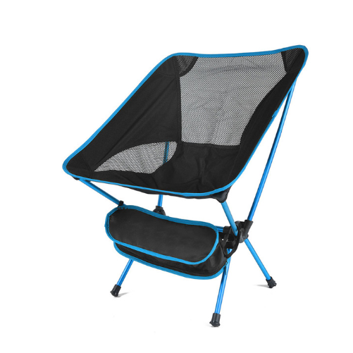 Camping Chair Folding Outdoor with Aluminium Frame and Breathable Mesh Portable Beach Lounge Seat