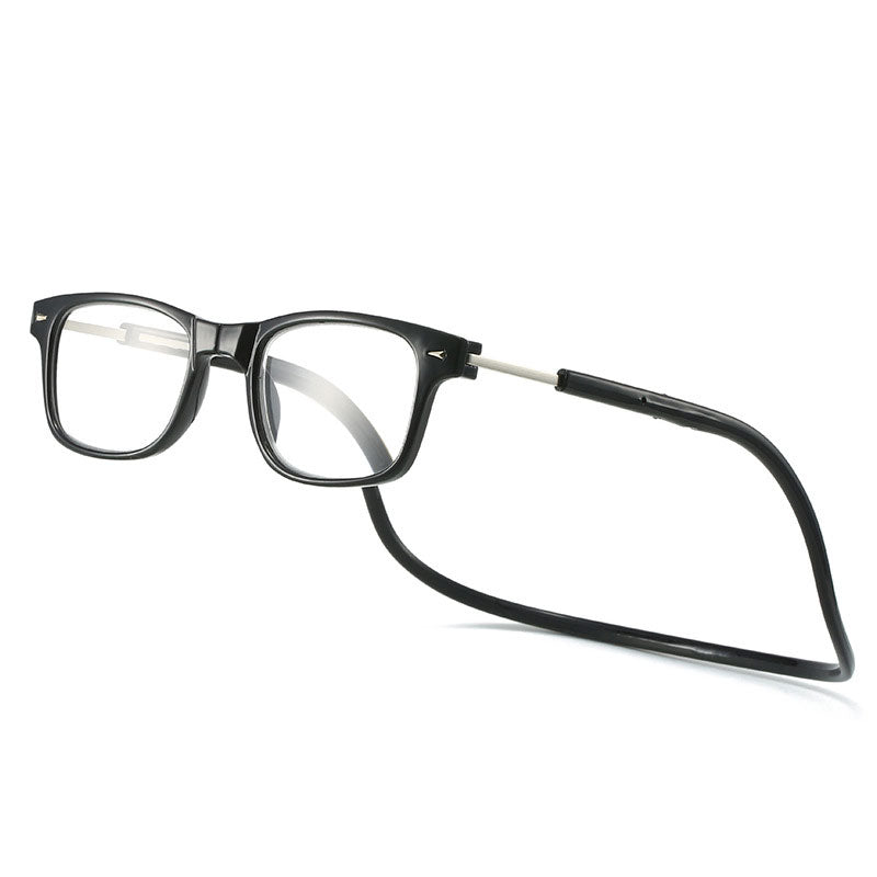 Reading Glasses with Magnetic Neck Hanger and Blue Light Filter with Anti-Loss Design
