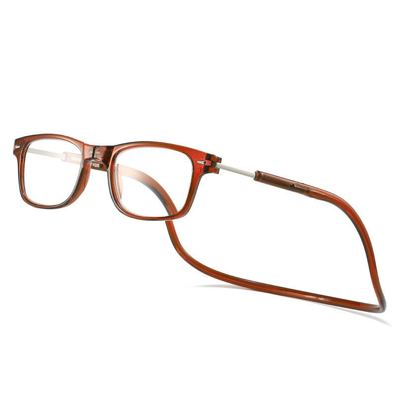 Reading Glasses with Magnetic Neck Hanger and Blue Light Filter with Anti-Loss Design