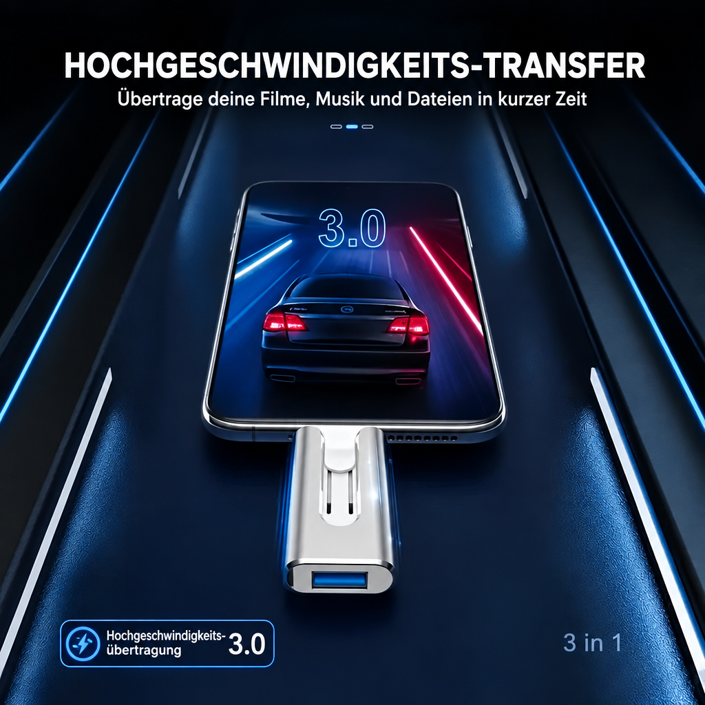 4-in-1 Memory Stick - Extra Storage for Your Smartphone